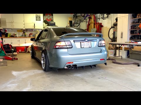 2009 Saab 9-3 2.0T Catback Exhaust (Install and Review!)