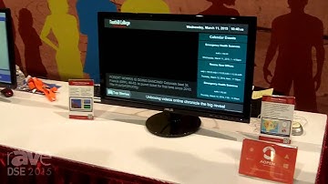 DSE 2015: Dynasign Showcases Campus Digital Signage and Online Content Automation