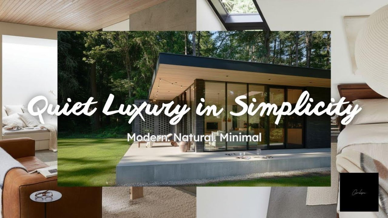 Natural Minimalist Home Idea | Timeless Modern Design & Peaceful Interiors