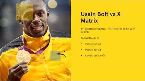 Usain Bolt & the X-Matrix (Policy Deployment)