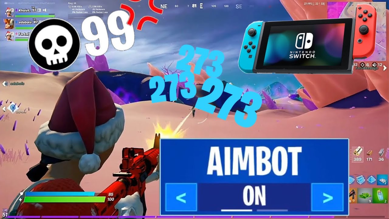 how to get aimbot in fortnite on nintendo