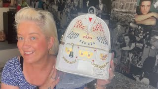 Loungefly ELVIS Aloha from Hawaii backpack/purse unboxing