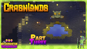 Crashlands [part 3] - First boss battle: #Blockstock DEFEATED! #crashlands #butterscotchshenanigans