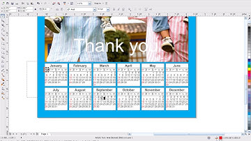 how to make Calender Desings & Layout 2017 in CorelDraw tutorial in tamil - full free video tutorial