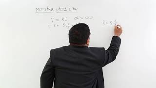 Class 12th – Miniature Ohm's Law | Current Electricity | Tutorials Point