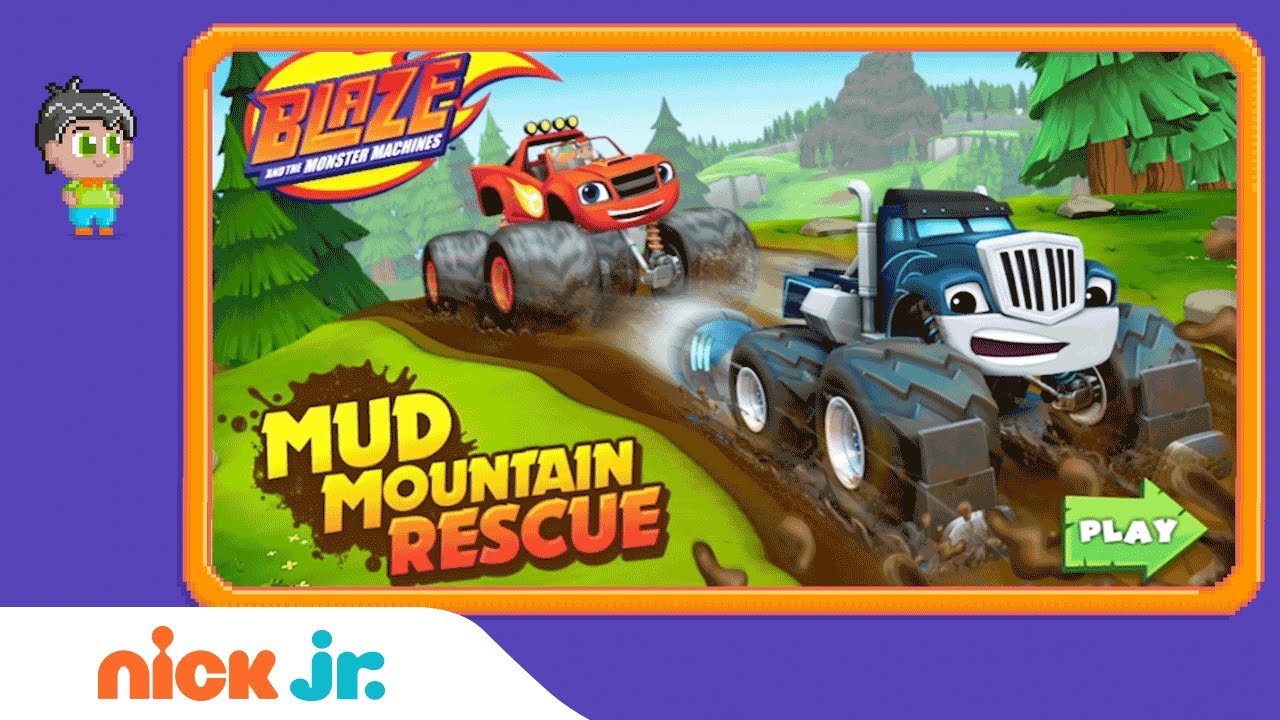Blaze and the Monster Machines: ‘Mud Mountain Rescue’ Game Walkthrough | Nick Jr. Games