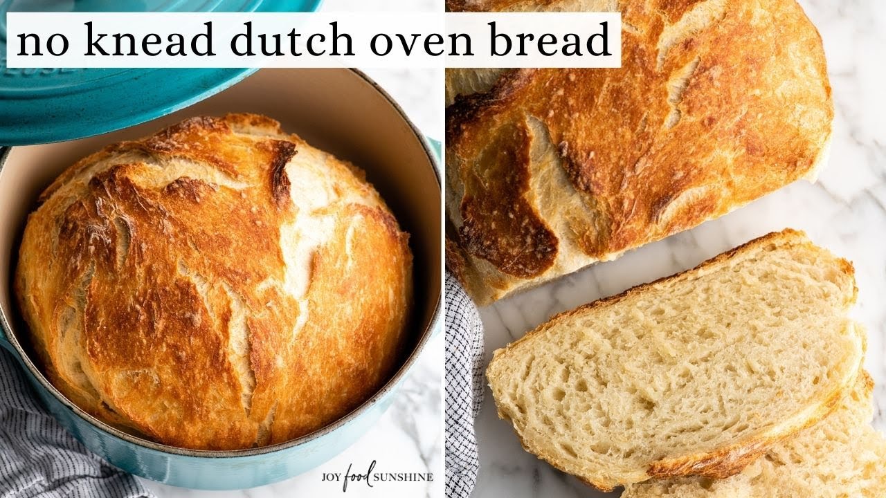 Homemade Dutch Oven Bread: Kneaded and No-Knead Methods - Kitchen Joy