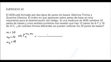 VARIACIONES, PERMUTACIONES Y COMBINACIONES (30), COMBINATORIA, EJERCICIO 42