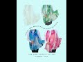 Watercolour Effect Glitter Scarf | Aurora's Array #summerscarf #summerfashion