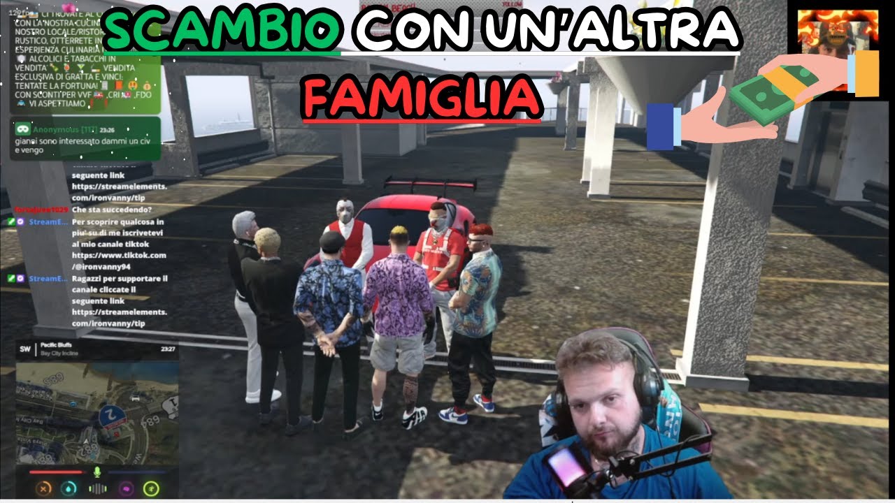 [IPRP 7.0] GTA RP Scambio con un'altra famiglia GTAV ITALIANPARADISE FIVEM ITALYFULLRP PCGAME