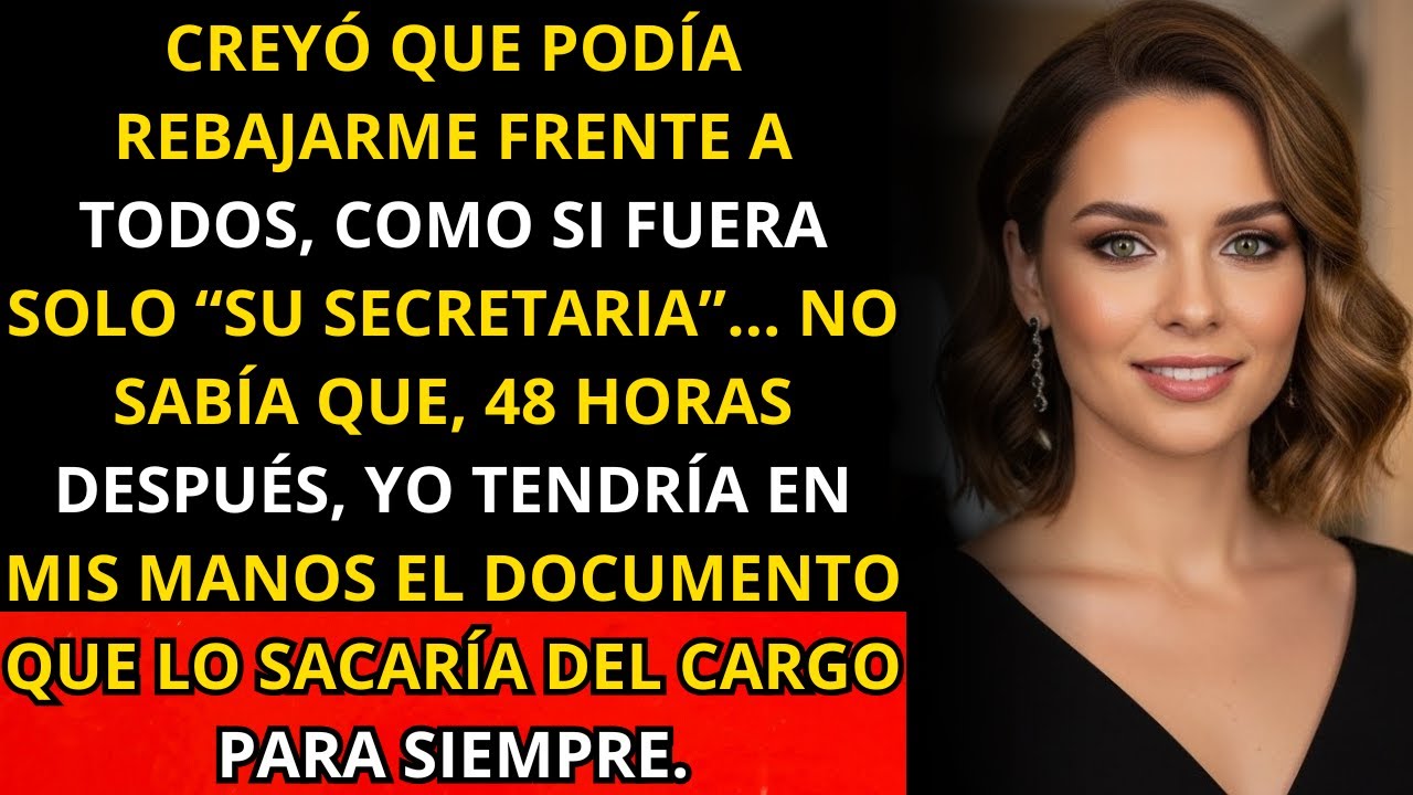 En la cena de gala, él dijo: “VÍSTETE COMO MI ASISTENTE” — el domingo, terminé el contrato...