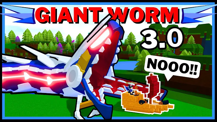 Destructive GIANT WORM 3.0 Funny Moments in Roblox Build a Boat for Treasure