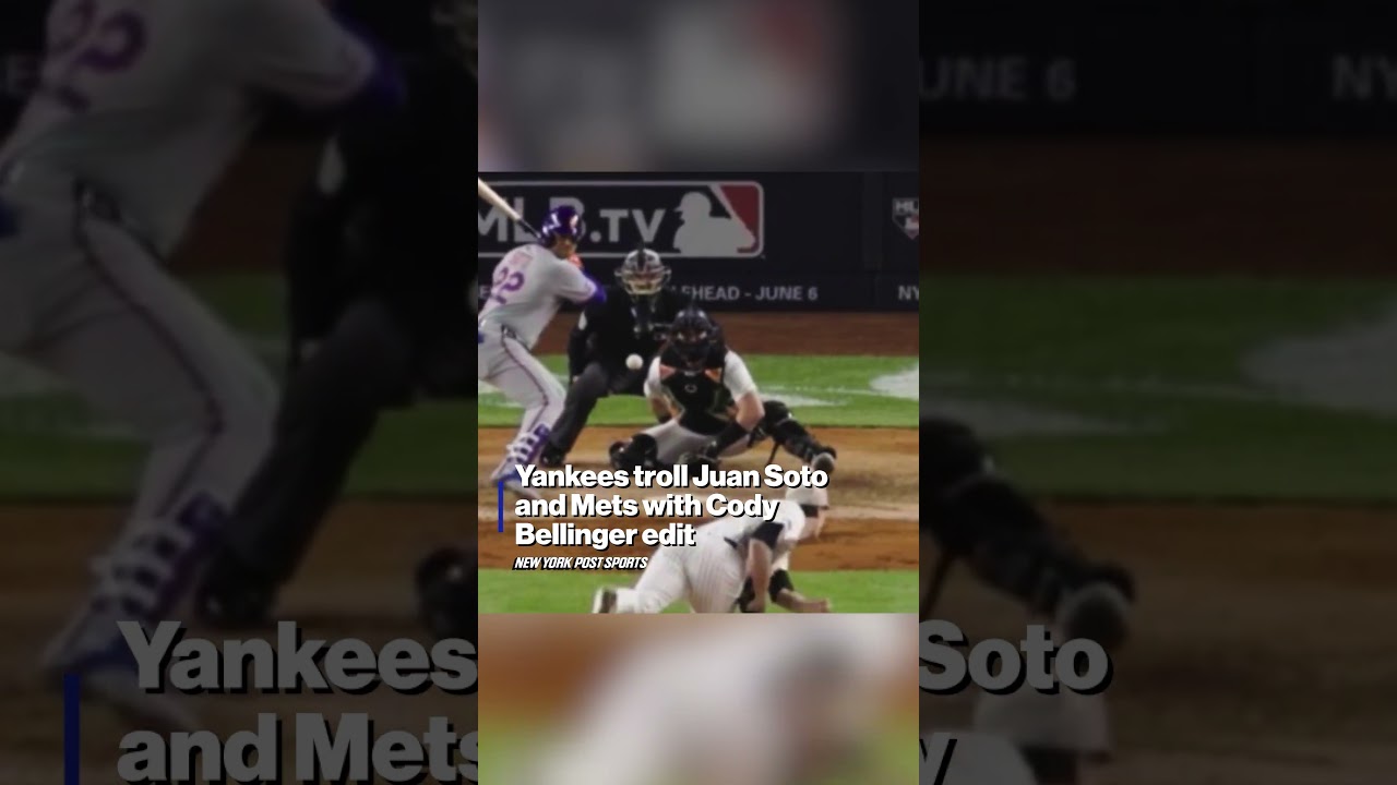 Give the Yankees' video editor a raise 😮‍💨 