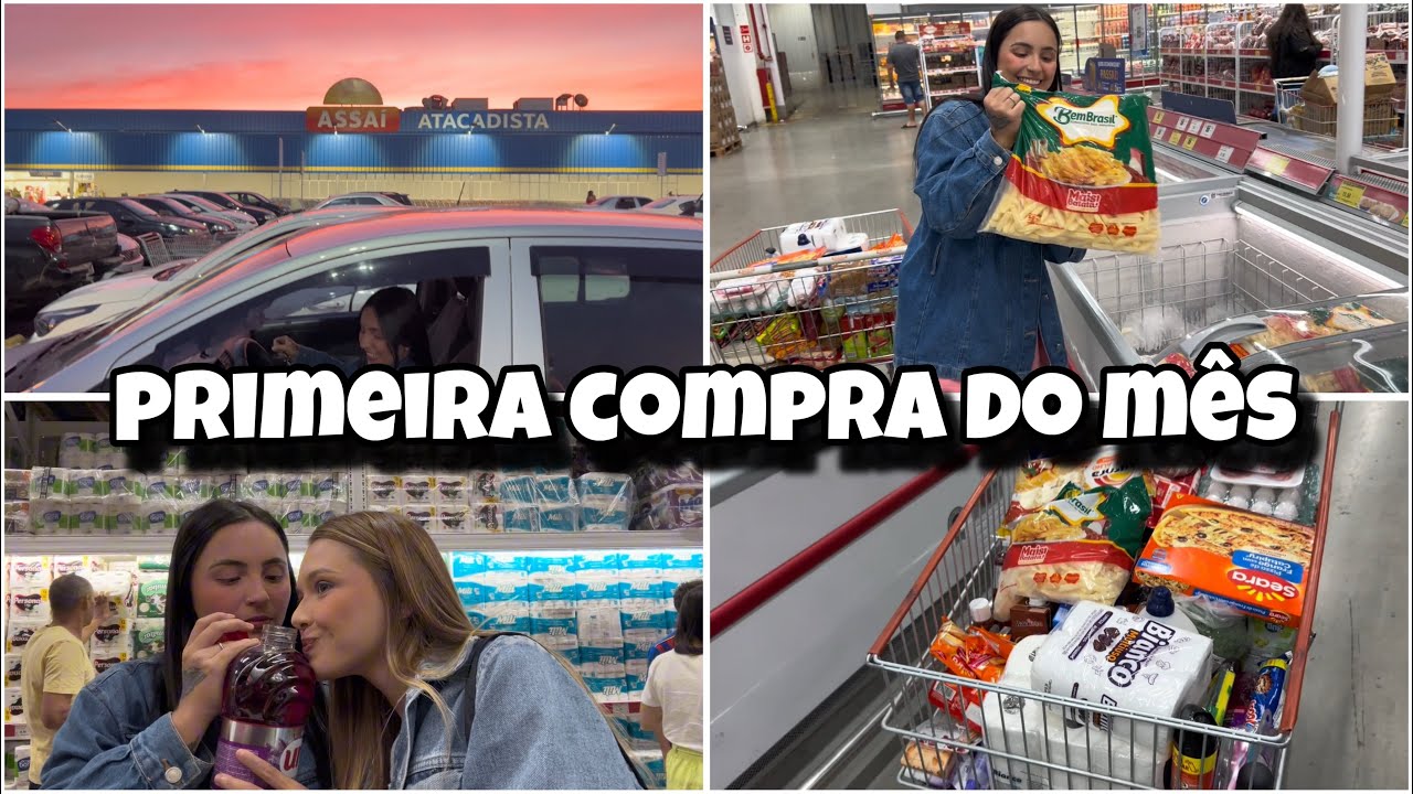 PRIMEIRA COMPRA DO MÊS morando juntas - COM VALOR 🛍️🛒