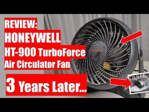 REVIEW:  Honeywell HT-900 TurboForce Air Circulator Fan - 3 YEARS LATER...