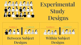 Experimental Study Designs  Between & Within Subjects Design (and their Advantages & Disadvantages)