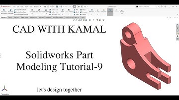 SOLIDWORKS PART MODELING EXERCISE-9 | SolidWorks tutorial For Beginner