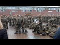 Einde Finex Mariniers opleiding 19-02 binnenkomst kazerne