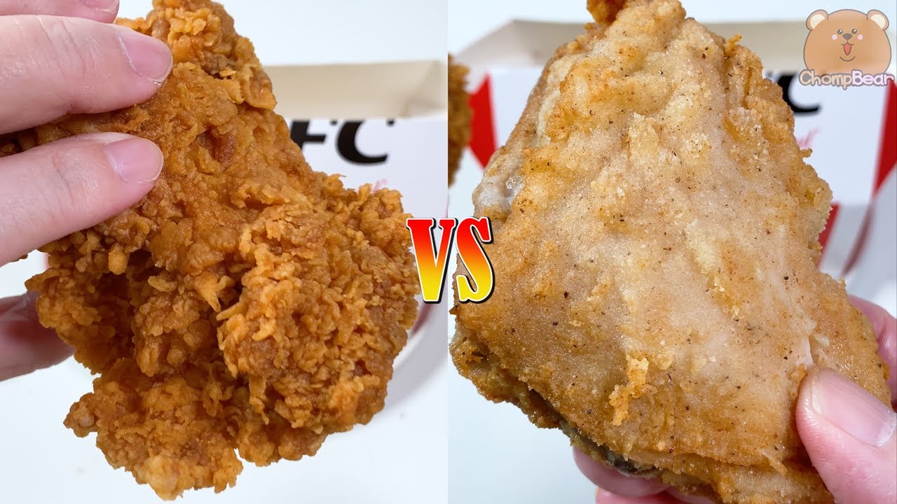 KFC Crispy vs Original - Best Chicken Battle - YouTube
