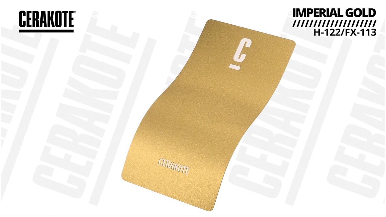 Imperial Gold is a Custom Color | Cerakote Mixology