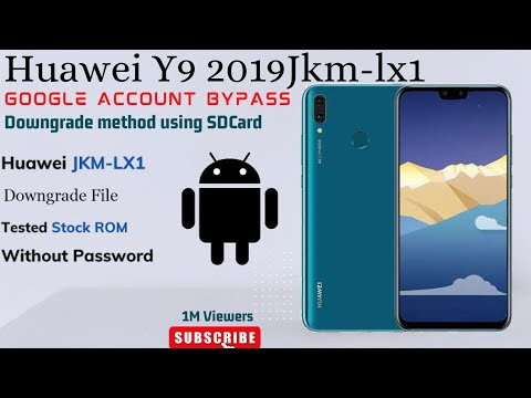 Huawei Y6 2019 Jkm-lx1 Google frp bypass dload method 2022