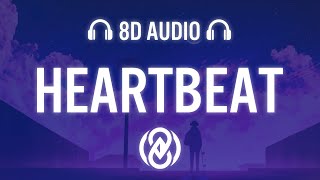 James Arthur - Heartbeat (Lyrics) | 8D Audio 🎧
