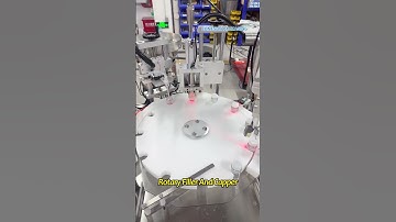 Rotary Filler And Capper For Liquid - Peristaltic Filler