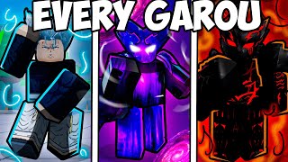 I Used Every Garou Moveset In The Strongest Battlegrounds