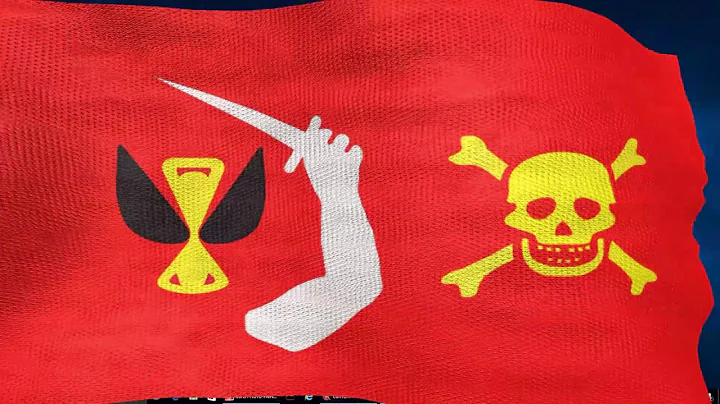 Christopher Moody "No Quarter" Pirate Flag