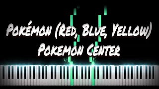 Pokémon (Red, Blue, Yellow) - Pokemon Center | VIDEO GAME PIANO COVER | PIANO TUTORIAL