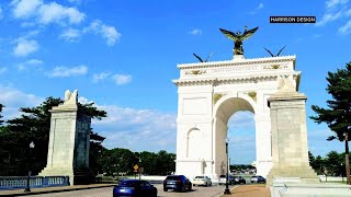 Trump's triumphal arch design for DC advances amid public and legal backlash