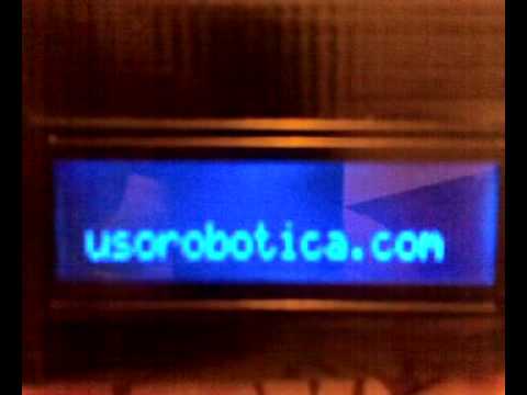 LCD scrolling text