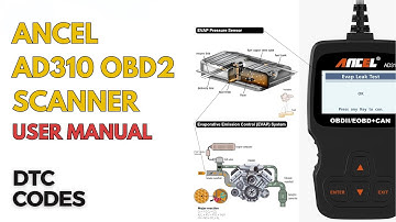 How to use: ANCEL AD310 OBD2 Car Diagnostic Scanner User Guide | All DTC codes
