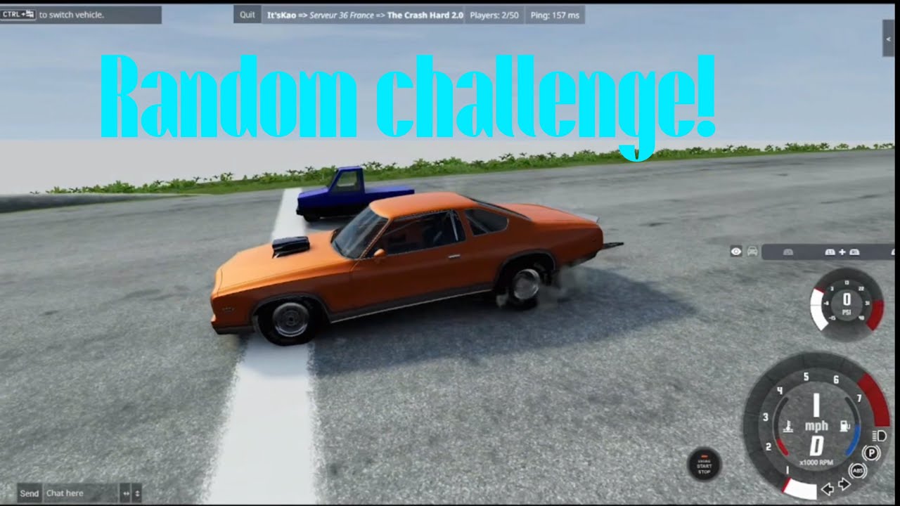 I did an random car challenge with S&G!