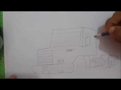 desenhando #caminhãotop #113 #113h #desenhar #caminhão