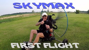 New SKYMAX Paramotor... First Flight And First Impressions ...