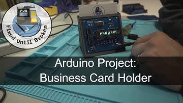 Arduino Project Using Vacuum Florescent Displays To Make A Business Card Holder Part 2