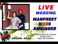 Man preet weds amrinder  live  wedding by damin digital studio banga mob 9814143902