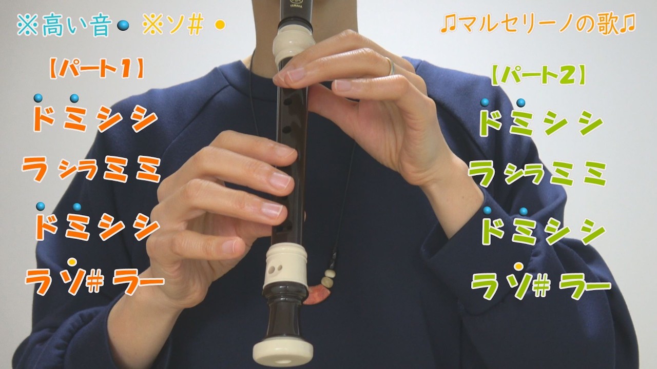 マルセリーノ の 歌 リコーダー 楽譜