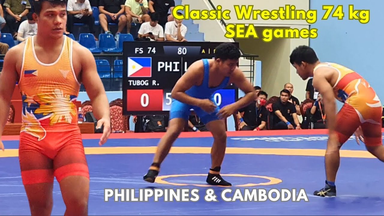 Classic Wrestling 74 kg SEA games - PHILIPPINES & CAMBODIA