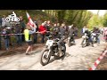 Snow-Mann regularity trial & hill climb - classic motorcycle action