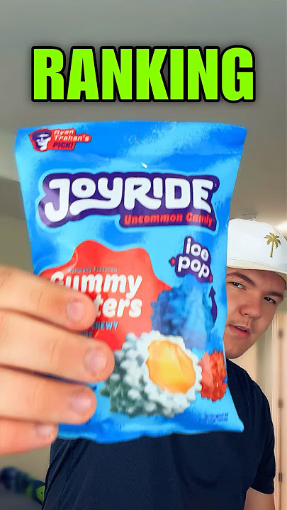 Ranking Ryan Trahan’s New Joyride Flavors #shorts #ryantrahan #joyride #foryou