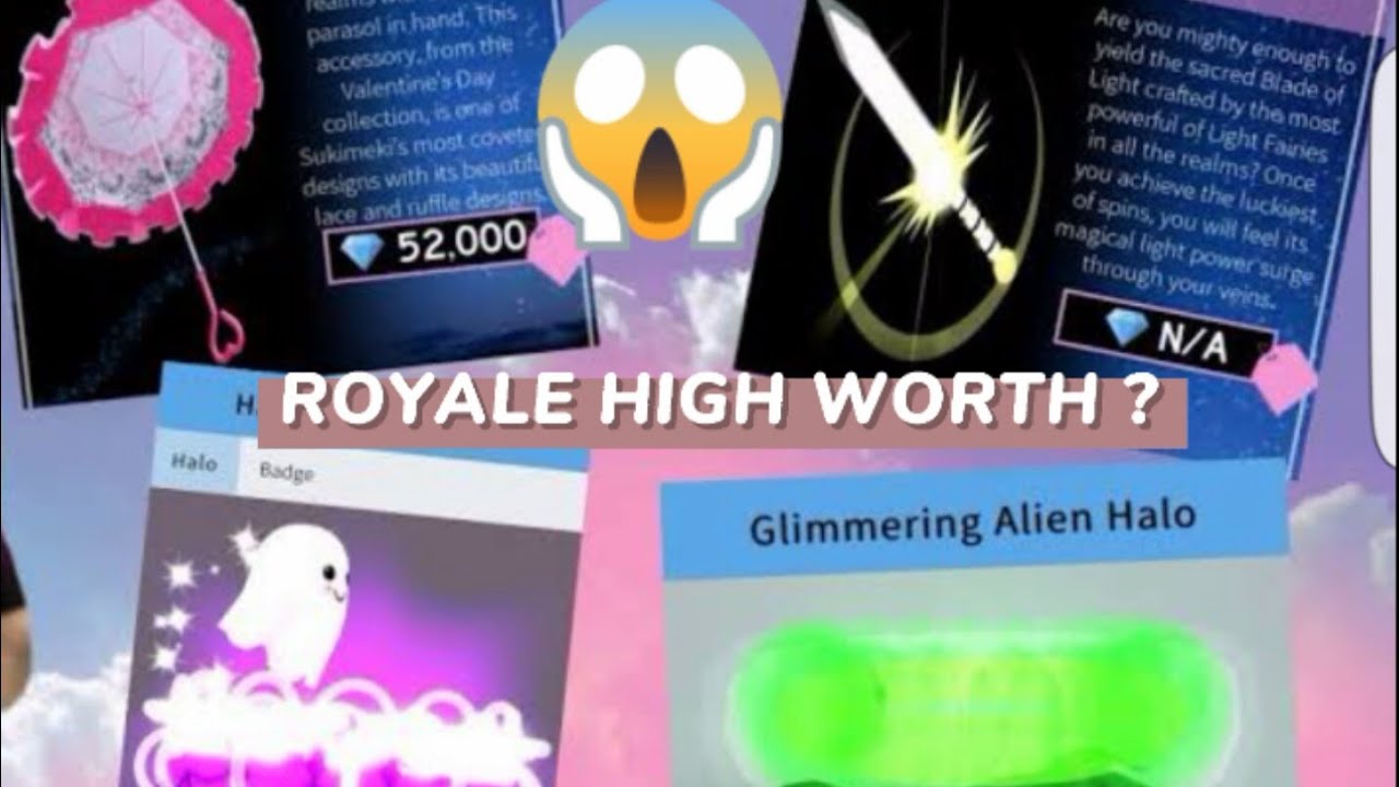 ROYALE HIGH VALUES OF POPULAR ITEMS (ROYALE HIGH TEA) BELLASQUAD YouTube