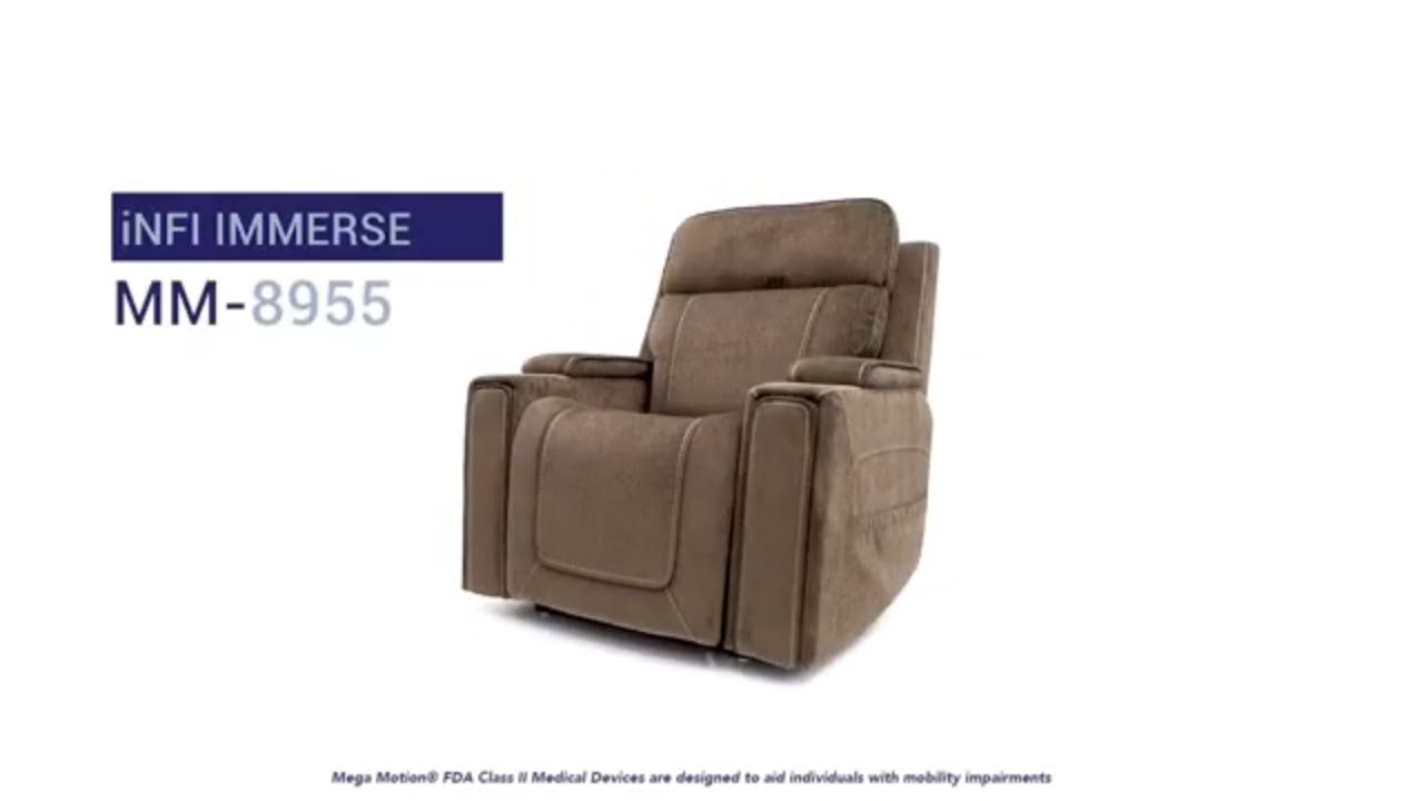 オットマン iNFI IMMERSE - MM-8955 - Lift Recliner - Mega Motion® LLC