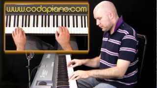 Easy Piano Lessons - Chords with Left Hand Rhythms Ch1 chords