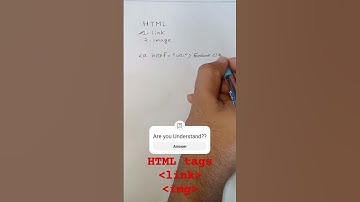 HTML tags link and image #html #hsc #ict #tags #link #hsc_2024 #board_question #important