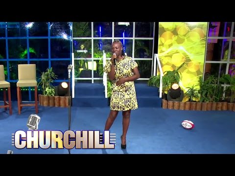 Ruth Matete performs Halleluya at the Churchill show