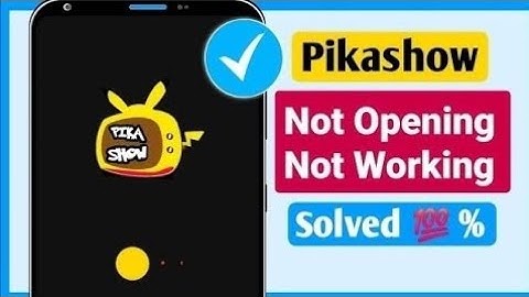 Fix Pikashow app not opening and working issue in Android mobile | Pikashow Source Down Problem