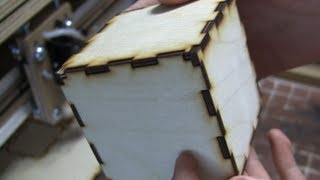 CADtoProduct with a Laser Cutter: Wood Cube