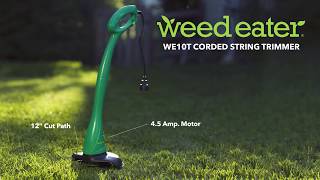 NEW Weed Eater WE10T Corded String Trimmer